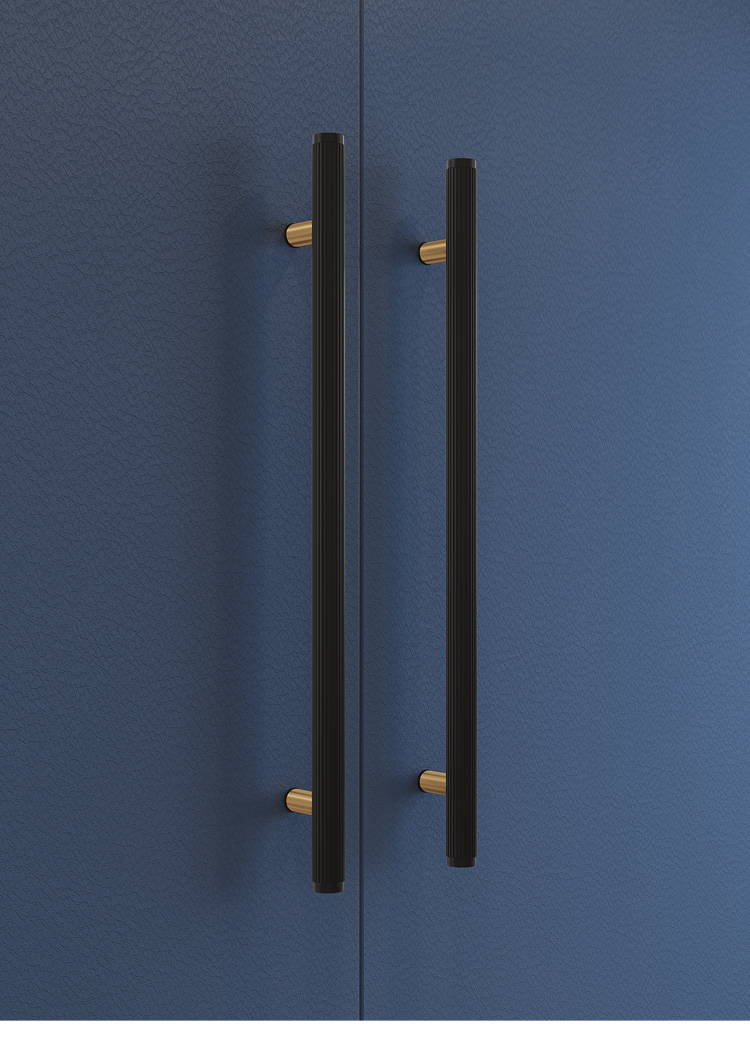 极简玻璃门拉手不锈钢黑白对装商店铺推拉有框实木门把手金色扶手1