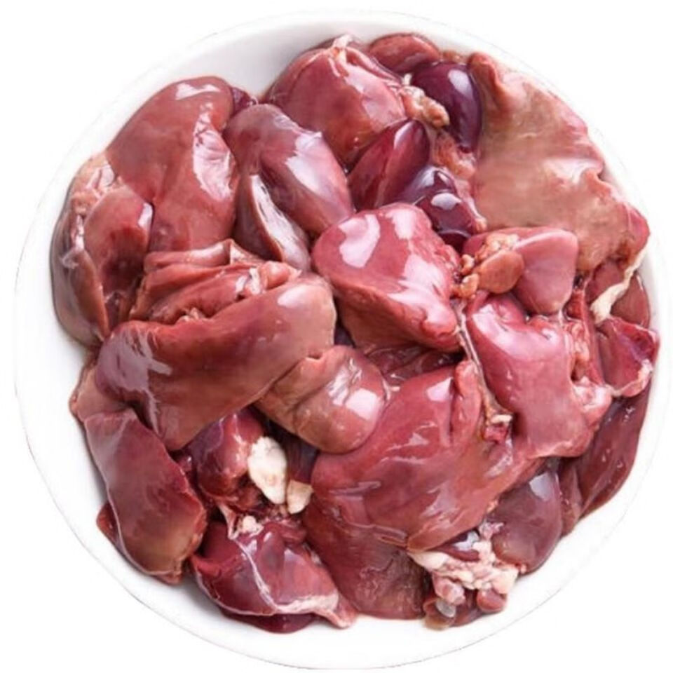 顺丰鸡肝食品新鲜生鸡肝生鲜食材冷冻喂狗宠物狗粮猫粮四斤食品级