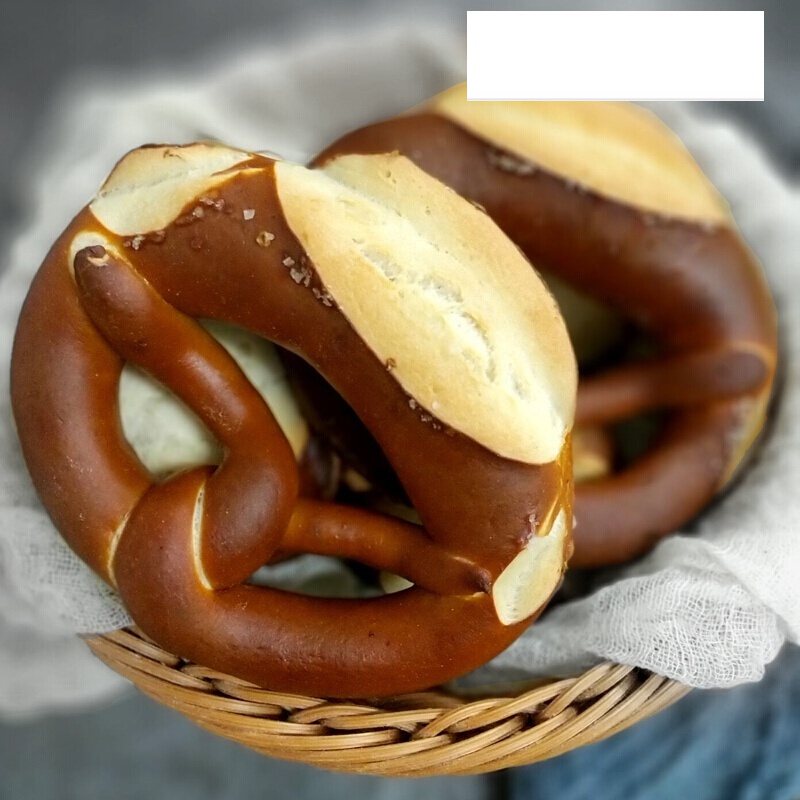 碱水面包扭结咸味面包餐粗粮代餐饱腹食品碱水结 红豆碱水包150克x2