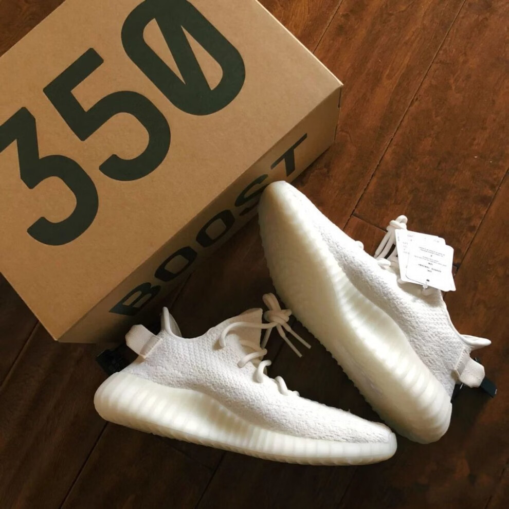 椰子鞋男椰子鞋男女ins宽底百搭纯白色冰淇淋白色41