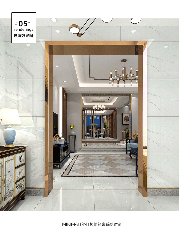 2021不锈钢门套定制不锈钢门套包边垭口电梯阳台金属线条门框极窄窗台