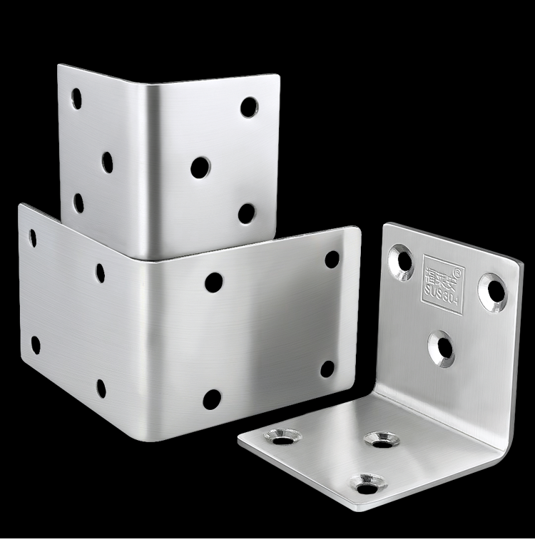 304不锈钢角码90度直角三角固定支架连接码层板拖连接件托码角铁304