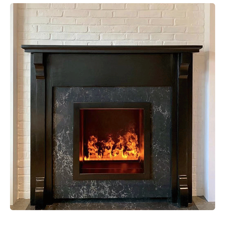 壁炉取暖现代简约家用壁炉柜3d雾化仿真火焰壁炉装饰嵌入式家用客厅