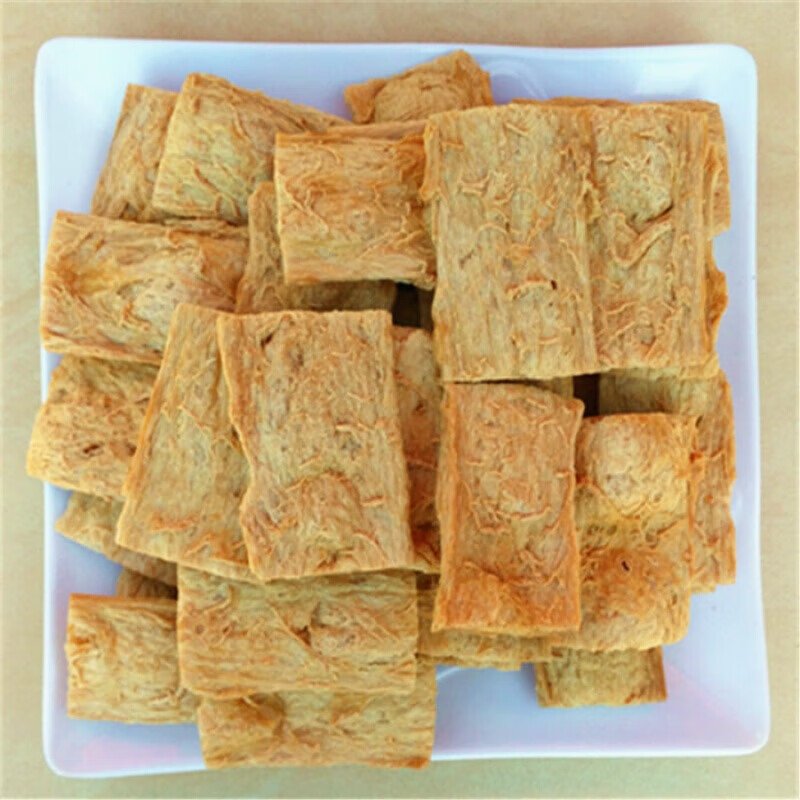 大豆素肉片大豆拉丝蛋白佛家素食植物蛋白仿荤食品干货食材500g 原味