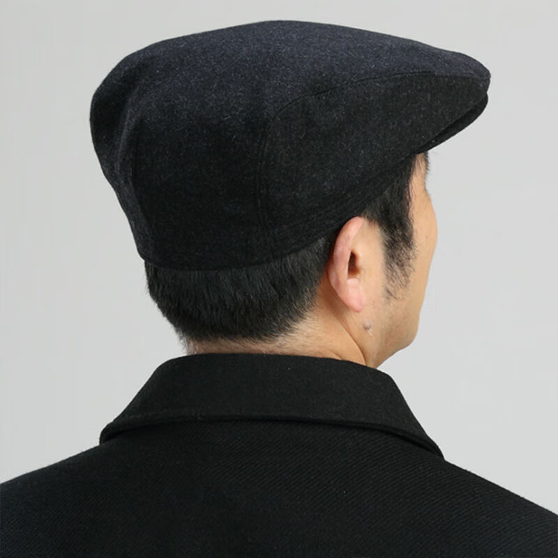 前进帽中青年春秋天老人帽子男老式鸭舌帽中老年前进帽爷爷解放帽平顶