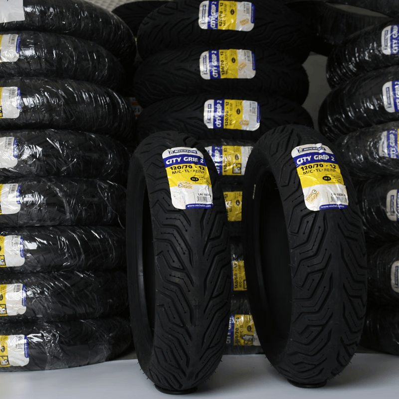 米其林city2半热熔踏板摩托车轮胎.晴天抓地.雨天防滑.