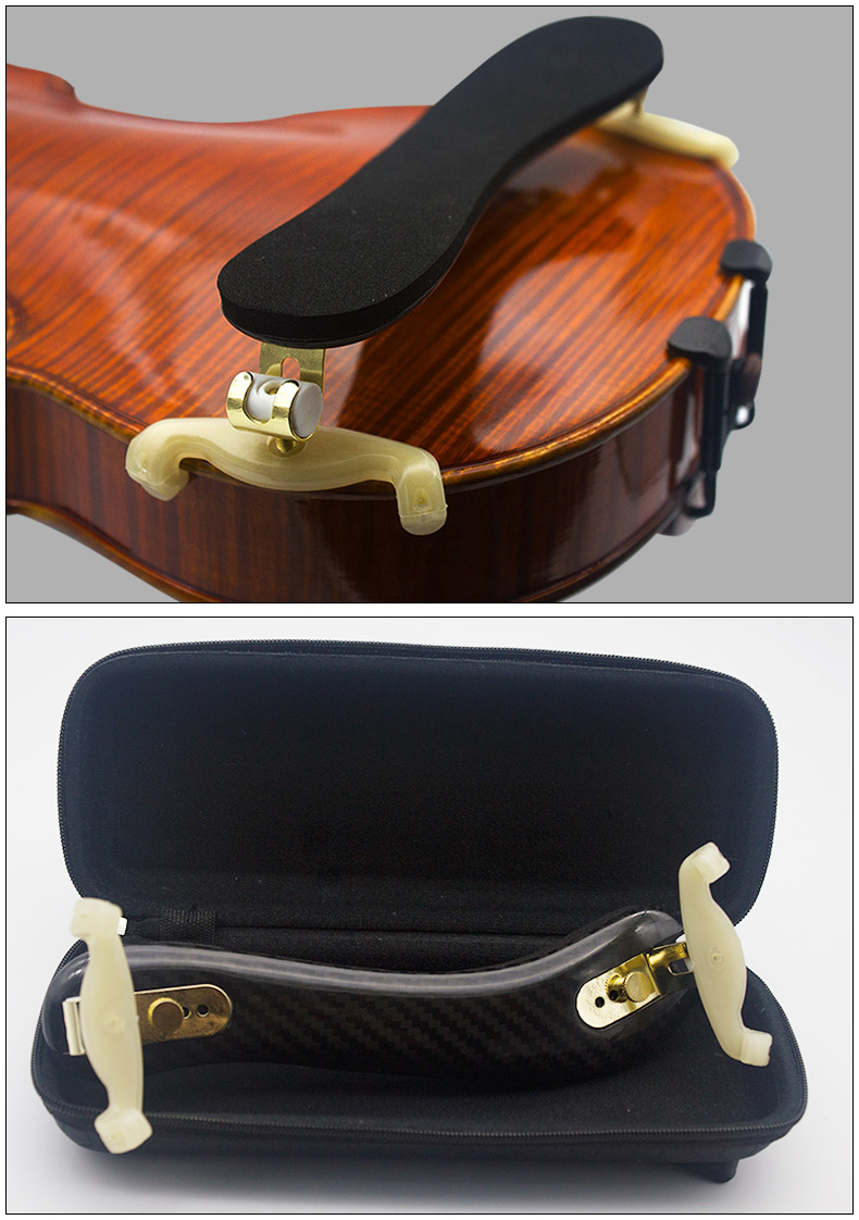 青歌 乐器p25小提琴肩托黑碳纤维 质量好小提琴肩托琴托肩垫 小提琴