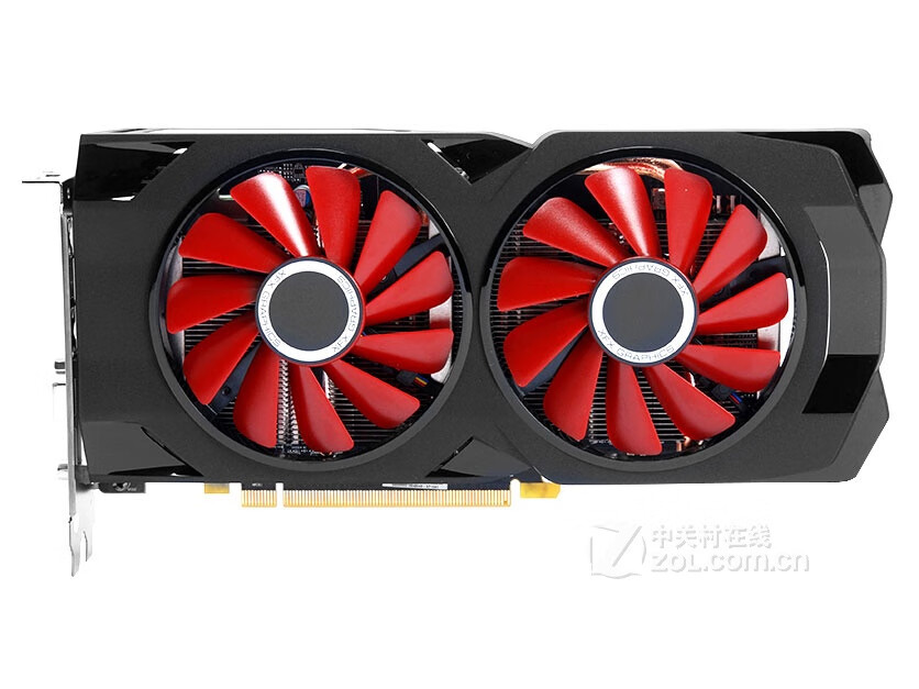 全新xfx讯景rx570rx580黑狼版显卡散热风扇双滚珠静音款螺丝刀