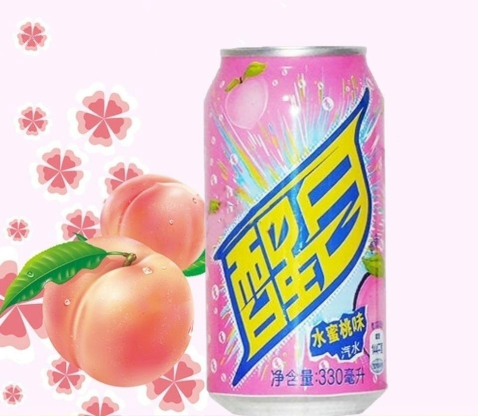 醒目多味汽水 330ml处理易拉罐醒目苹果桃芬达碳酸饮料汽水 听醒目