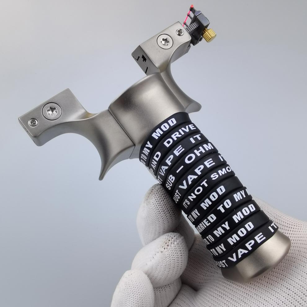 钛合金tc21凤凰9代扁皮弓成人实战弹工器竞技 锁凤9代(木柄80-20)套