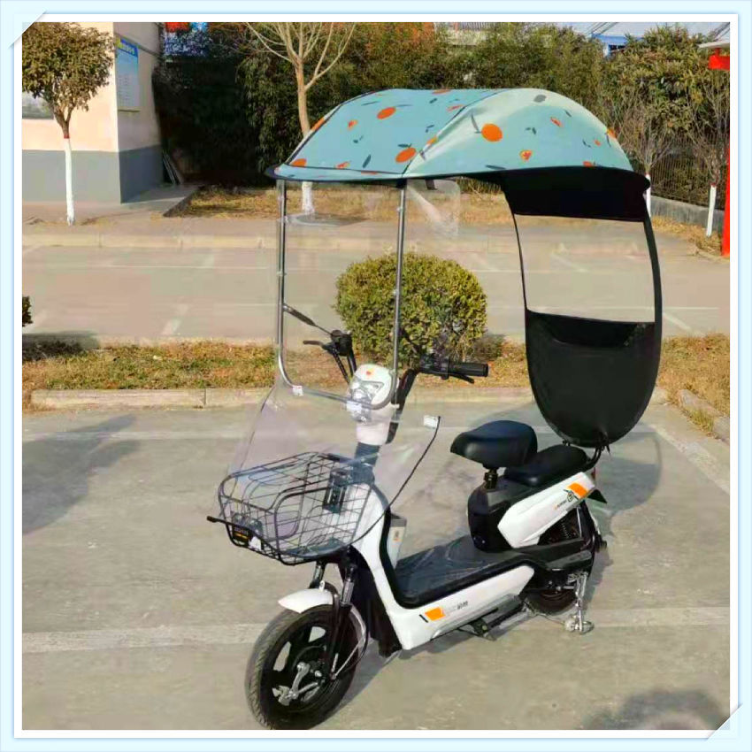 电动车雨棚蓬新款小型电瓶车雨棚防晒挡雨遮阳伞电动自行车雨伞棚简易