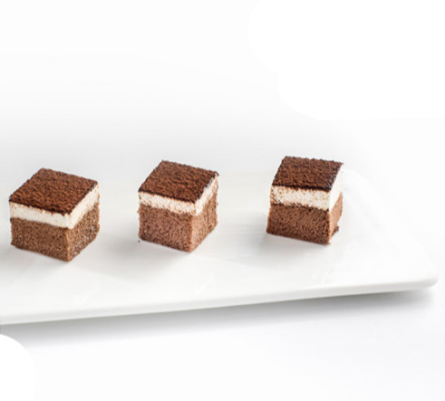 美臣提拉米苏 美臣提拉米苏慕斯小方块冷冻蛋糕小茶点自助餐甜品台