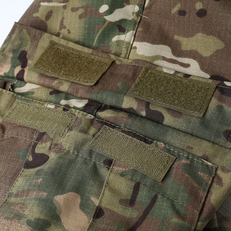 作训服 美国海豹三色迷彩服套装迷彩套服女立领防刮耐磨户外工作服