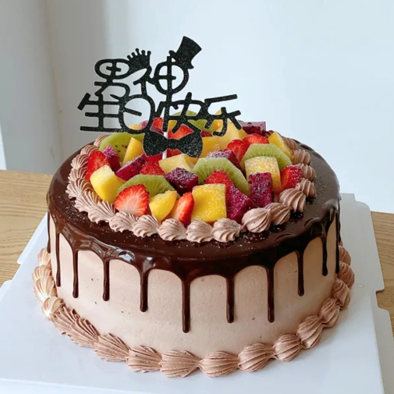 仿真蛋糕模型2021新款流行网红水果奶油生日蛋糕模型橱窗展示样品款式