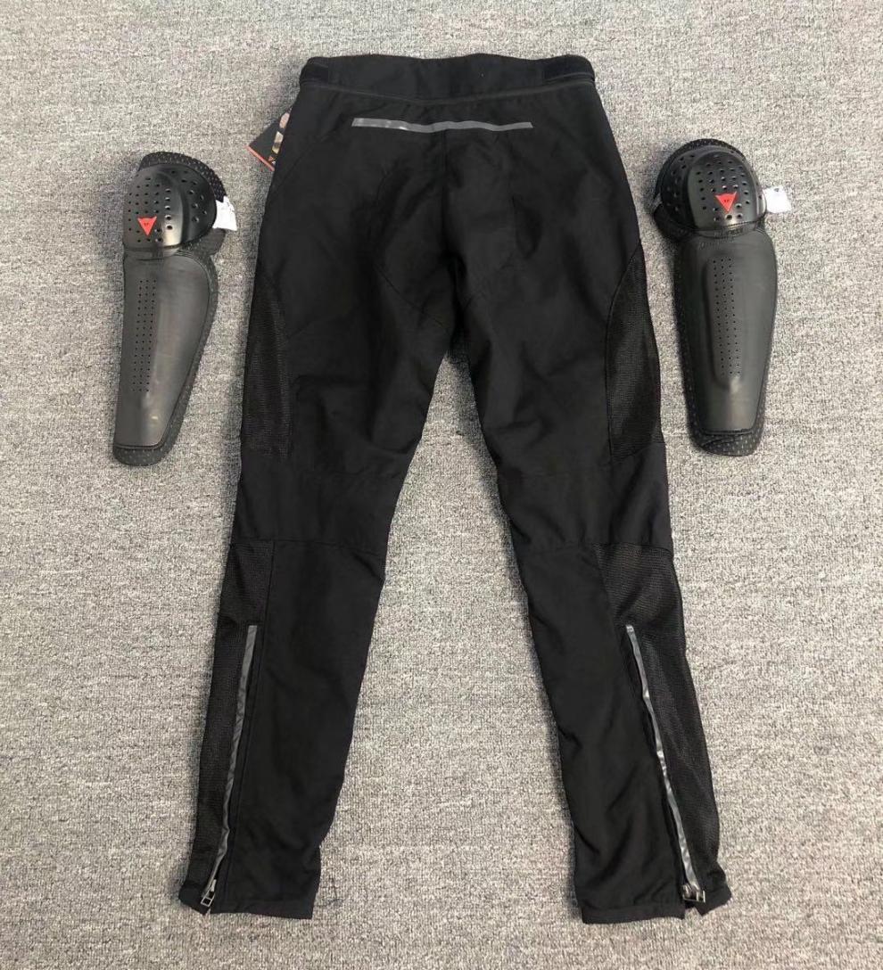 精选好货定制摩托车骑行裤夏季赛车压弯重机车裤防摔骑士裤网眼透气春