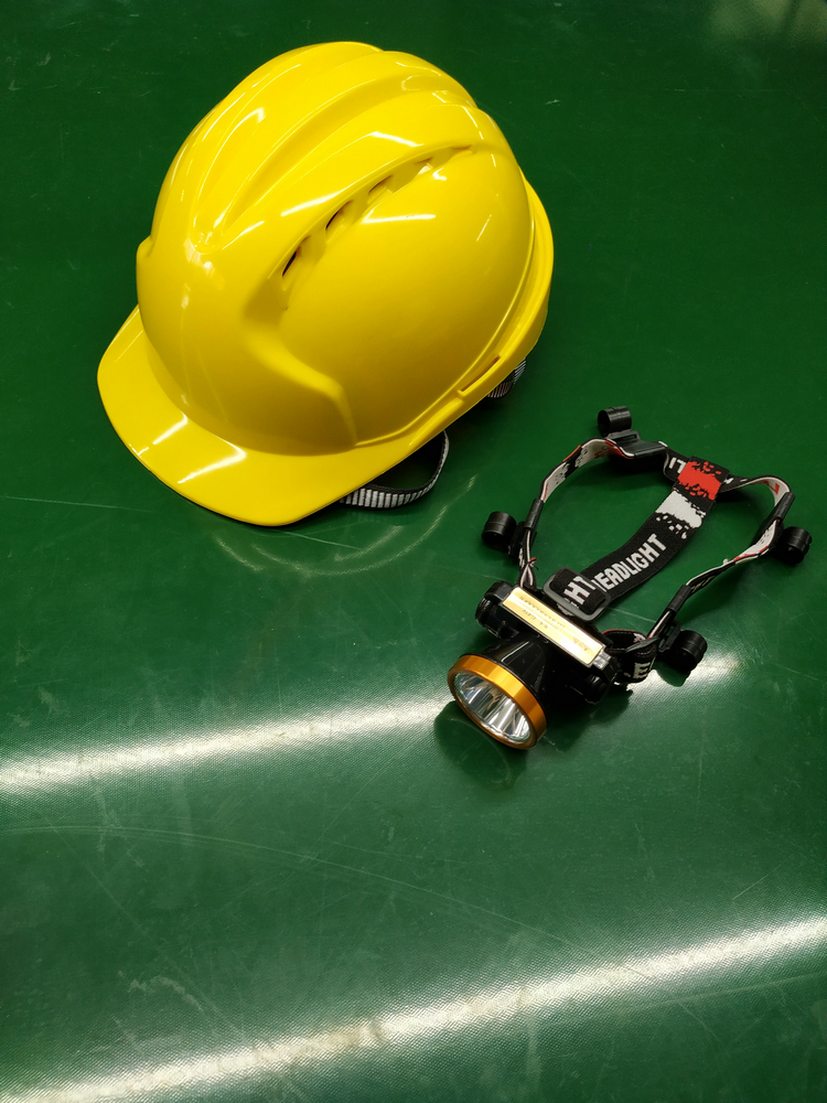 安全帽头灯led头盔灯充电式安全帽头盔探照灯挂灯电筒k500灯松紧带