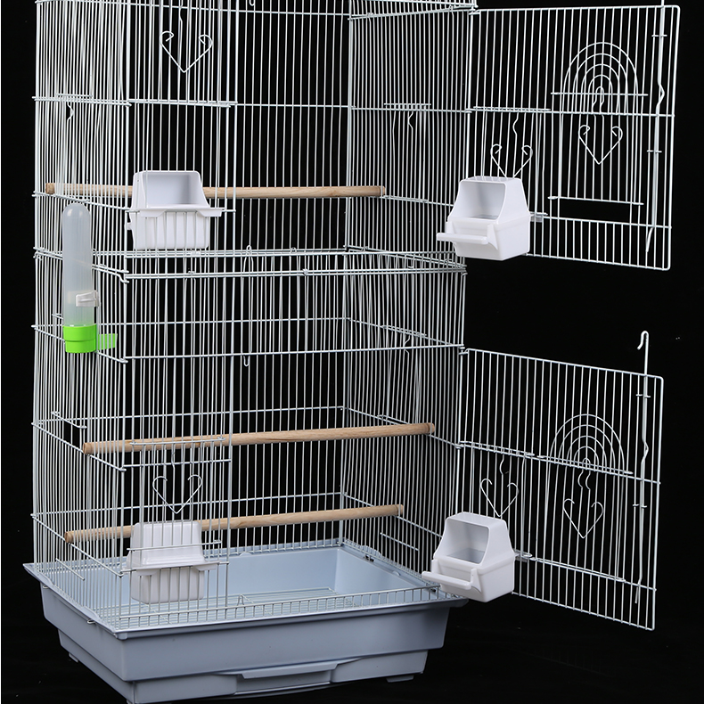 【可开票】虎皮玄凤鹦鹉金属鸟笼子加高加大特大鹩哥大型大号别墅观赏