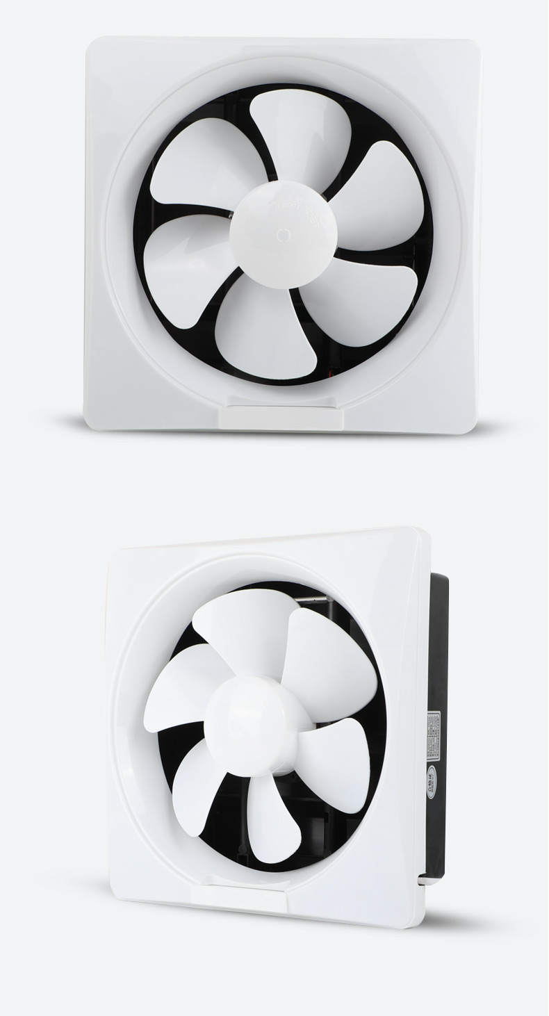 厨房排气扇油烟窗式排风扇强力卫生间12寸静音抽风机家用抽油烟换气扇