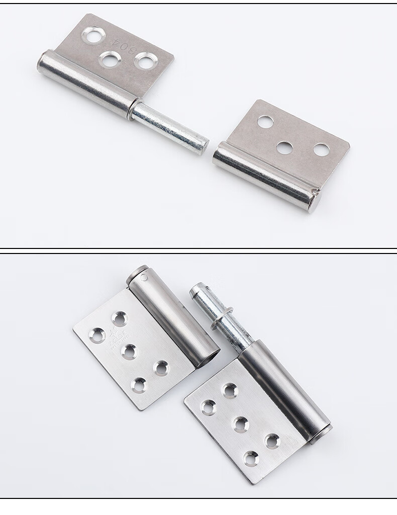 防火门合页不锈钢脱卸旗型铰链管井门木门铁门5寸4寸卫生间可拆 单只