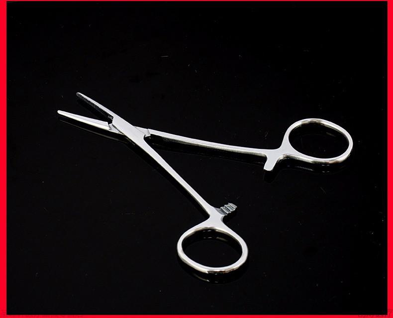 不锈钢止血钳持针器大号小号手术弯头宠物外科缝合牙科双眼皮不锈钢