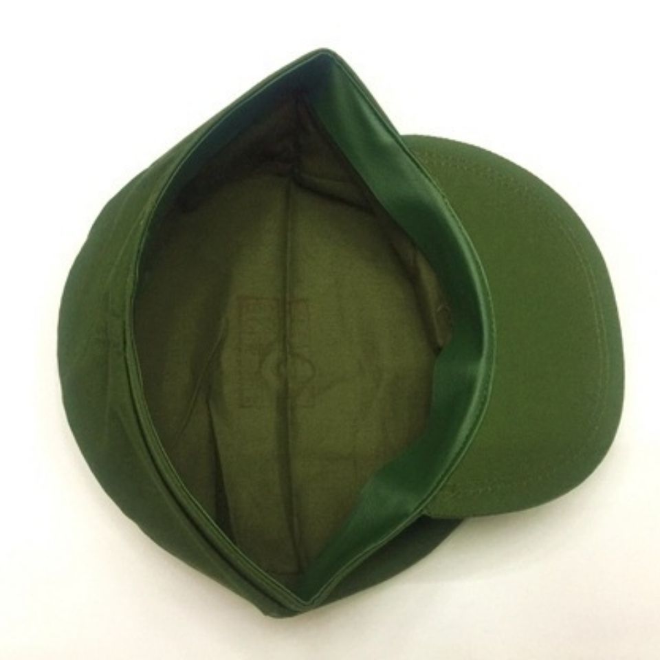 军绿色帽子老式军绿色军帽红五星红军解放帽表演道具五角星帽子帽徽