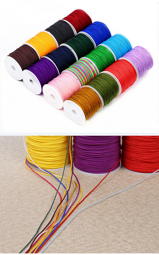 精选好礼72号玉线手工编织线红绳diy编手链的绳子项链绳五彩线中国结