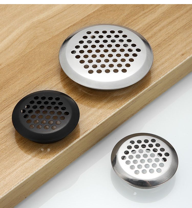 爵士不锈钢透气孔橱柜衣柜鞋柜通风透气散热防潮孔装饰盖排气孔出气孔