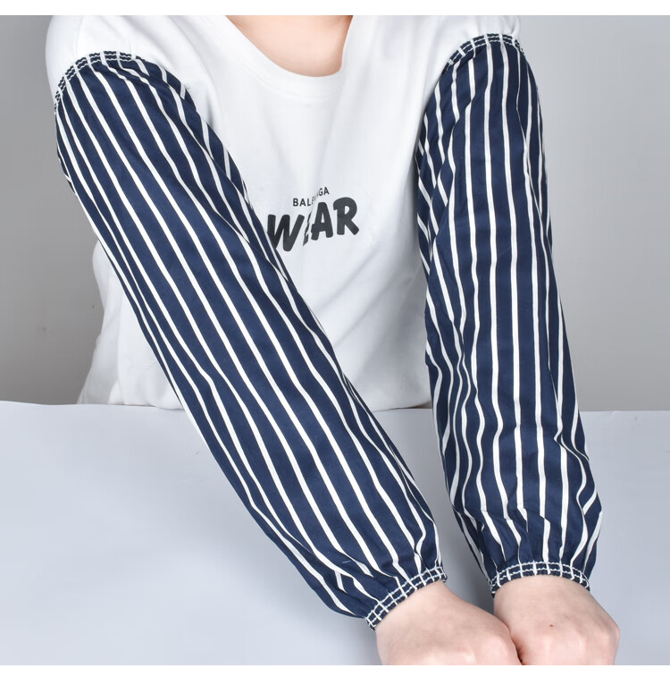 护袖男工作袖套夏季防晒袖套男女加长款骑车纯棉套袖防油污劳保户外