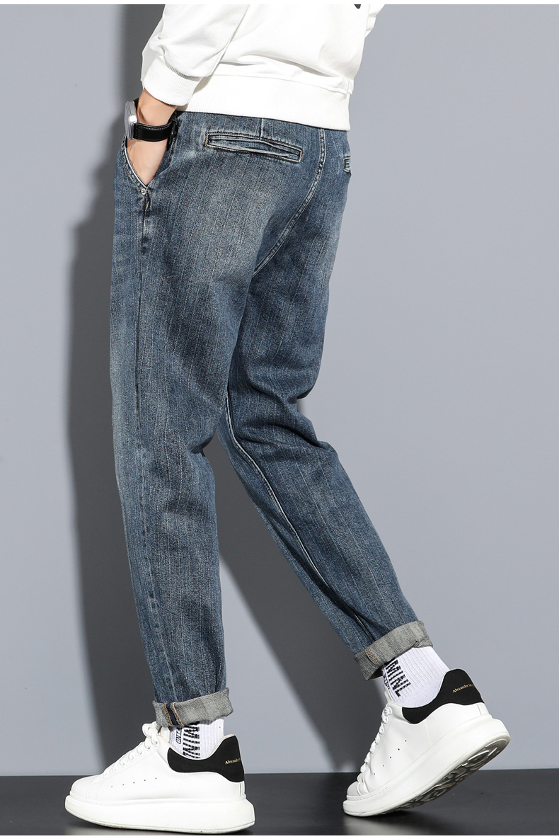 see max精品男装 春季时尚牛仔裤男 休闲新款闲大码男潮牌宽松直筒男