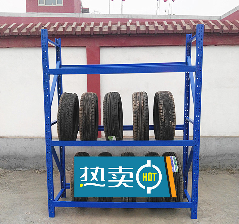 货架轮胎货架展示架汽车轮胎架子多层上墙轮胎货架仓储货架定做加厚长