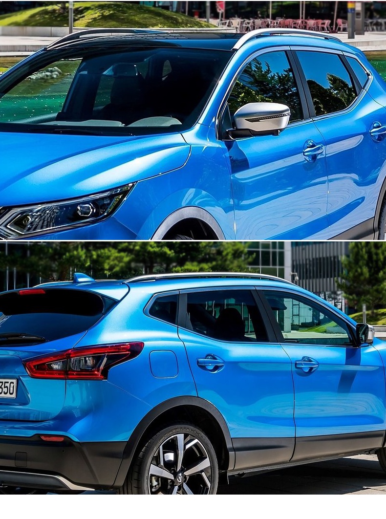 适用于19款逍客行李架2019新逍客车顶旅行架改装配件装饰1619粘贴款免