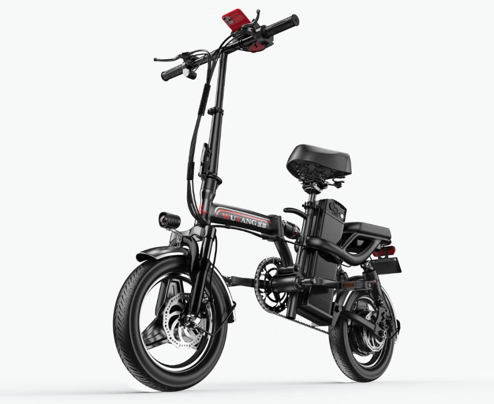 五羊折叠电动自行车小型锂电池超轻便携代驾王女士代步电瓶电动车