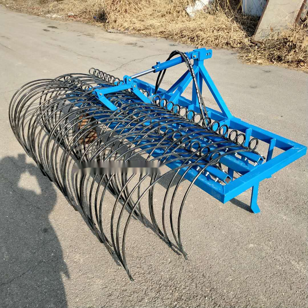 四轮车拖拉机搂草机搂膜机地膜废残膜回收机弹耙齿秸秆耙子液压式 1.