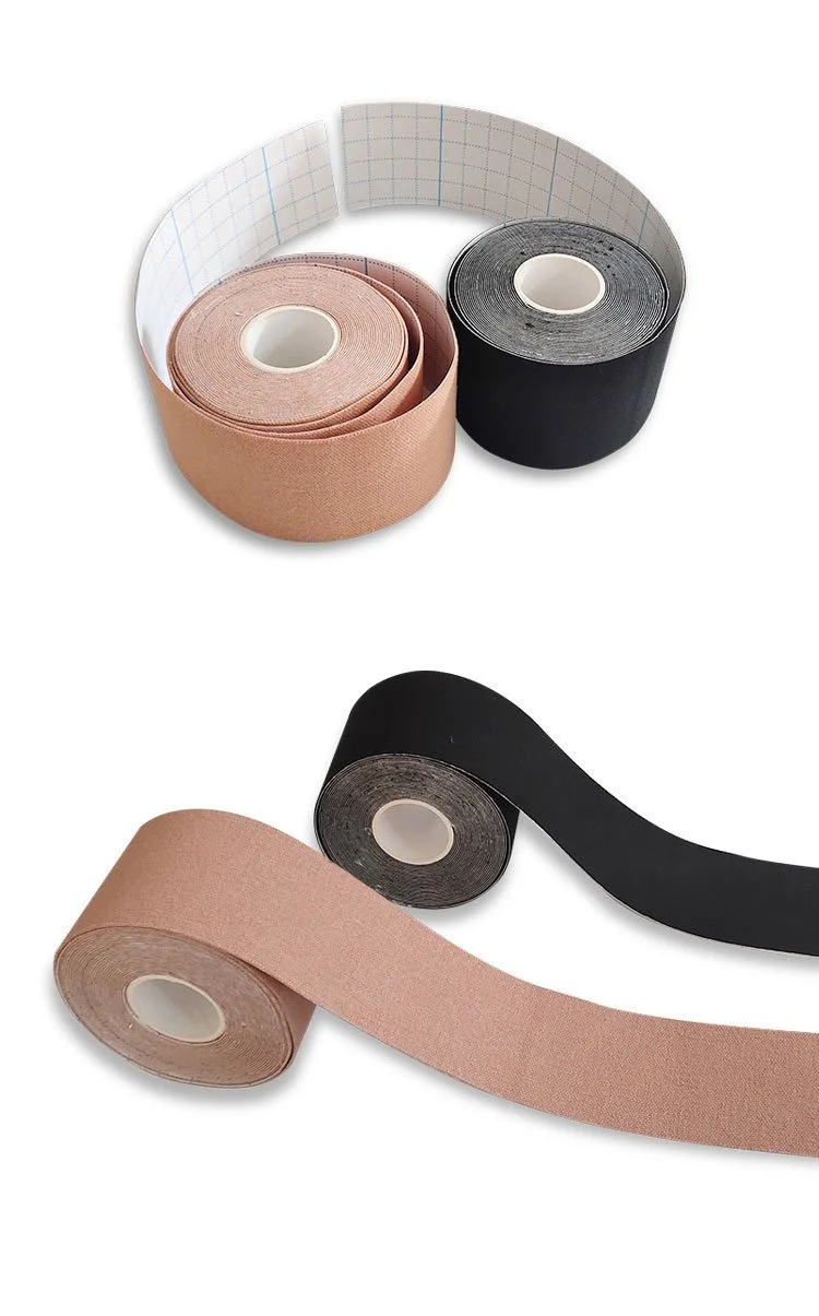 gtyuwvg隐形胸带绑带裹胸提胸贴弹力胶布运动绷带胶带防凸点防下垂