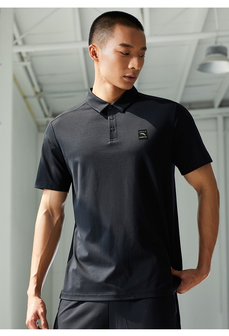 安踏短袖polo衫男士春夏新品有领t恤宽松综合训练休闲半截袖官方旗舰