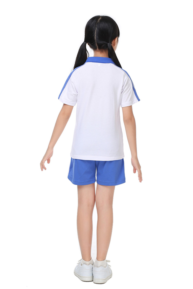 深圳市小学生校服统一运动礼服套装夏秋冬装短袖短薄长裤外套 女衬衣