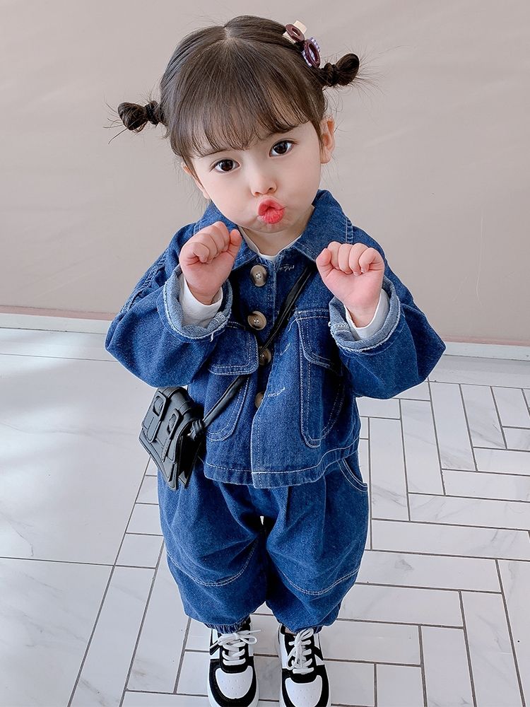 女童套装秋装小孩子衣服女孩3-6岁服装中小童三岁休闲外套裤子新款