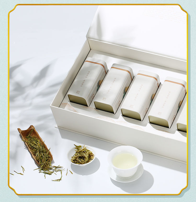 白茶2022新茶雨前特级嫩芽高品质礼盒装茶叶珍惜高山春茶茗播醉美250g
