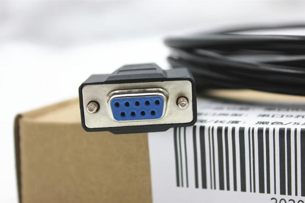 威纶通tkmt触摸屏连三菱q系列plc通讯线6针转9孔串口rs232连接线黑色