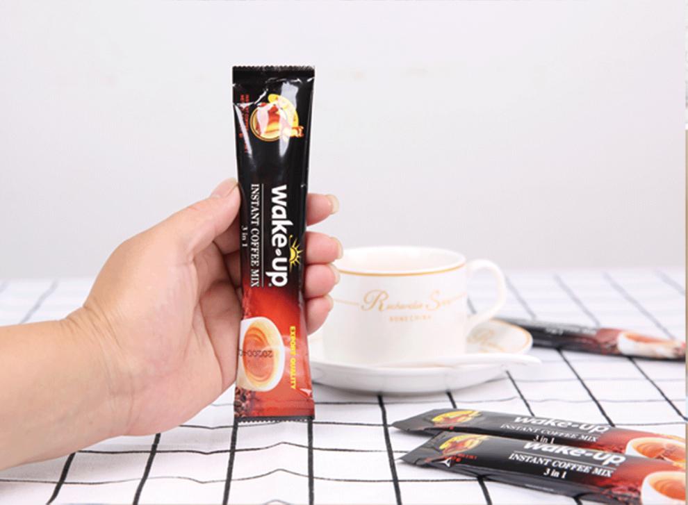 5折越南进口威拿3合1速溶貂鼠猫屎咖啡粉wakeup100包1700克特浓袋装