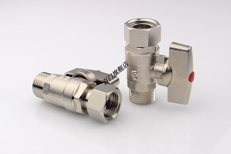 内外丝活接球阀dn15全铜加厚4分铜球芯直通冷热水热水器开关球阀红标