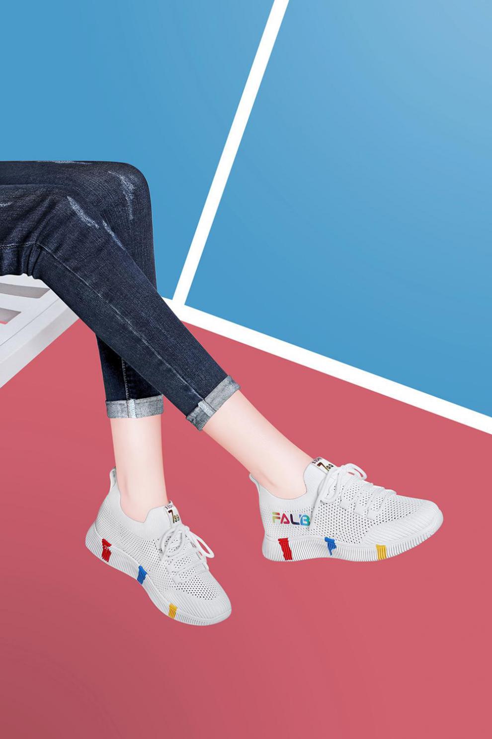 菲达2021新款休闲鞋跑步鞋舒适透气不闷脚凌旻霜魄黑色40