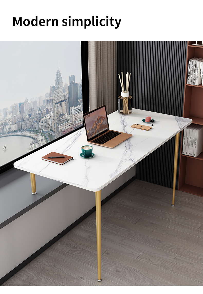 卉芸冉岩板飘窗桌飘窗角落书桌窗台电脑桌桌子一体设计定制高低脚长短