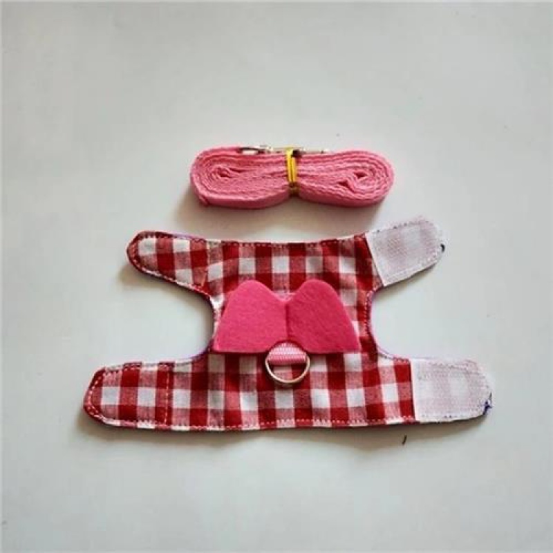 【京东推荐】仓鼠小衣服不勒背带式分体可调大小魔王牵引绳鼠 烫金