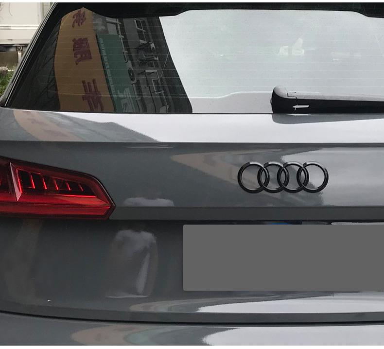 奥迪车标后标改装a3x2fa4x2fa5x2fa6lx2fq2lx2fq3x2fq5lx2fq7 a5四门