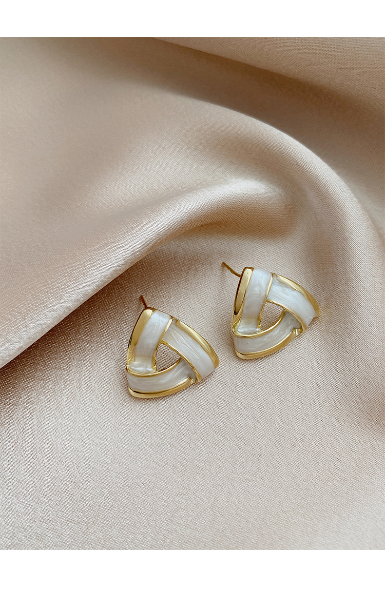 白色三角形-耳夹【图片 价格 品牌 报价】-京东