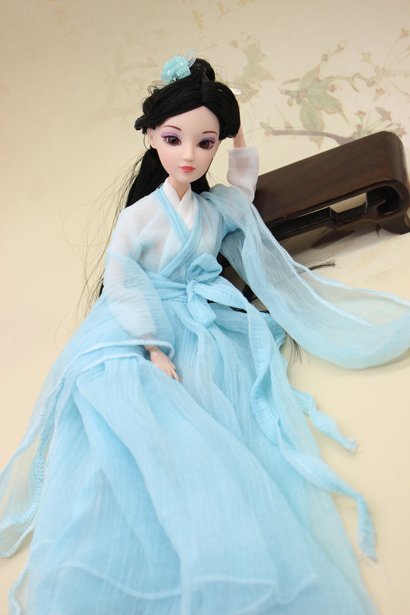 芭比娃娃汉服换装娃娃古风中国古风古装玩偶仙女小童生日礼物女孩玩具