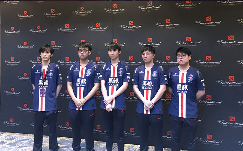 dota2短袖t恤lgd队服psg黎ti9电竞服可定制id号码衣服上海lgd短队服无