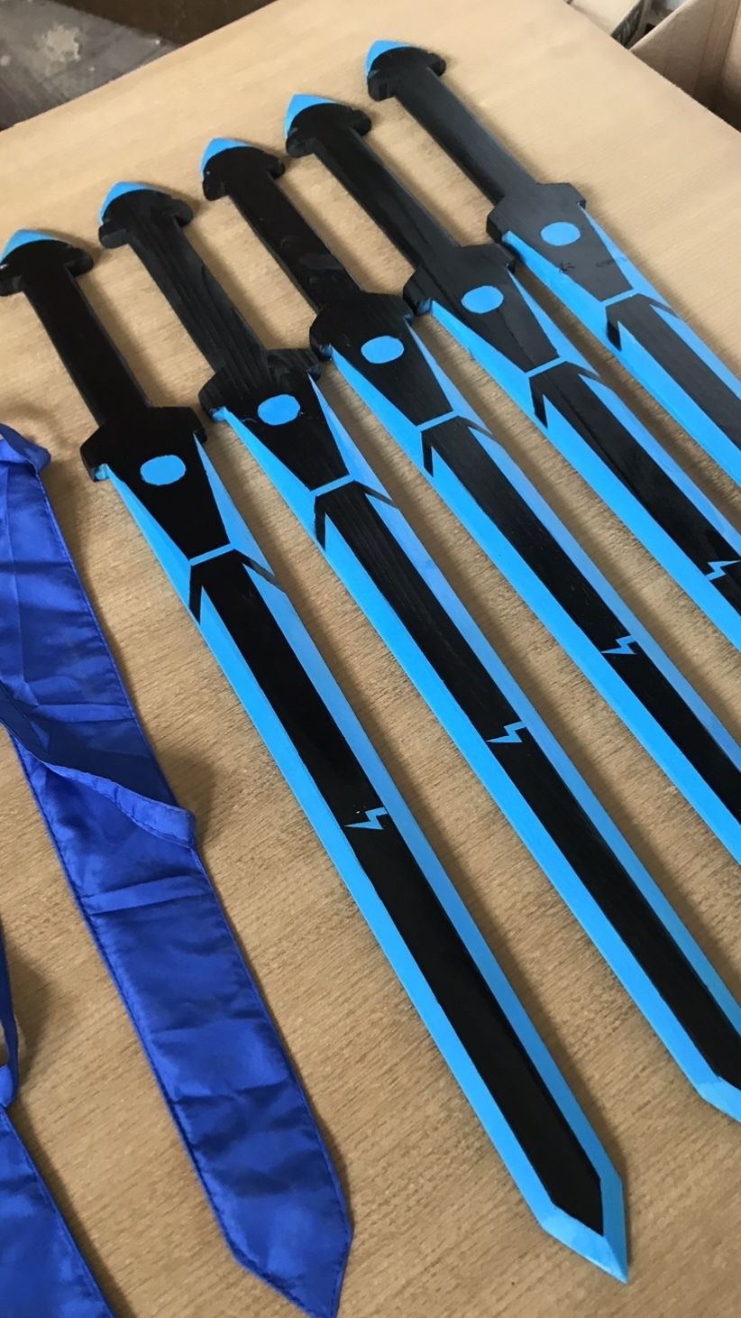 迷你世界能量剑木制儿童玩具游戏高配剑 66厘米能量剑【图片 价格