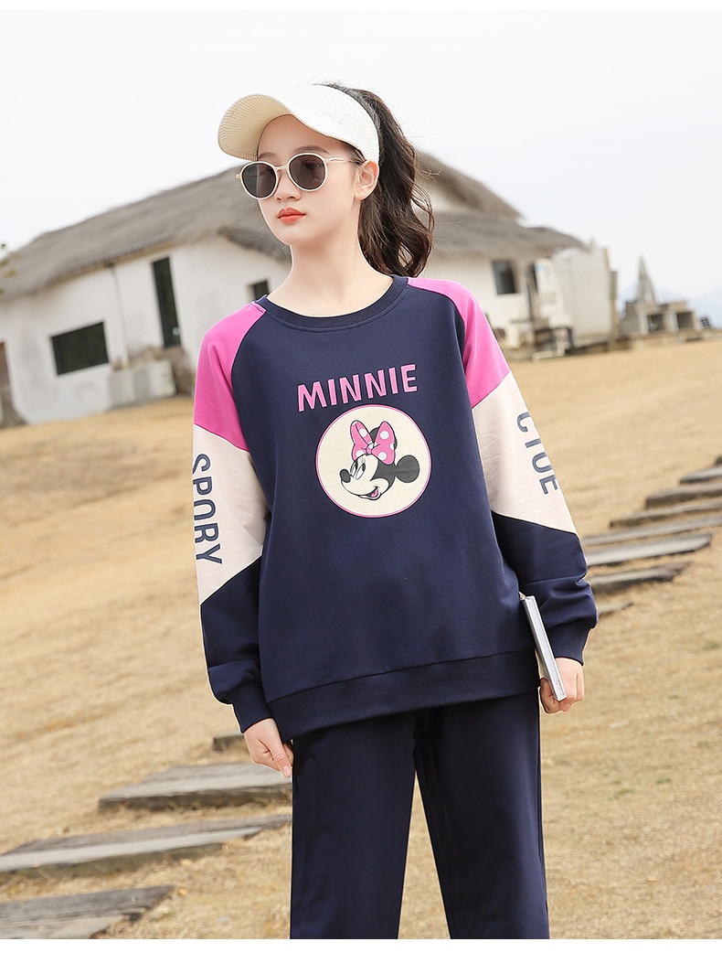 少女初中高中学生卫衣青少年女生秋装送女儿大童女装2021年新款韩版